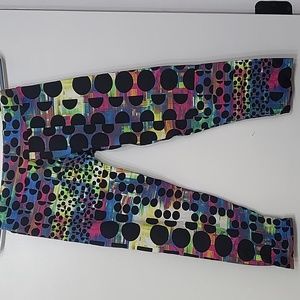 Multi-color workout capris